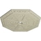 Ekena Millwork Spring Octagonal Ceiling Medallion (Canopies up to 3"), 29 1/8"OD x 2 1/4"ID x 1 1/8"P, Clear Yellow CM30SPCYF - alternate 2